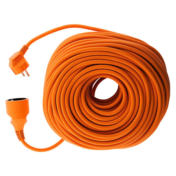 ZENITECH - Prolongateur jardin 16A HO5VV-F 3G1,5mm² 2P+T 45m - orange - Zenitech - large