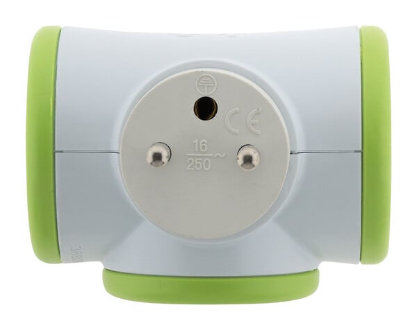 WATTANDCO - Triplite 3x16A rotative - Vert - Watt and Co - large