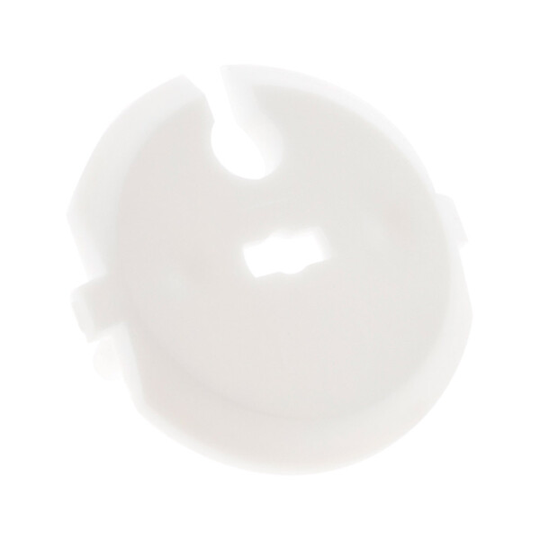ZENITECH - Lot de 3 caches prises 2 P+T + clef - Blanc - Zenitech - large