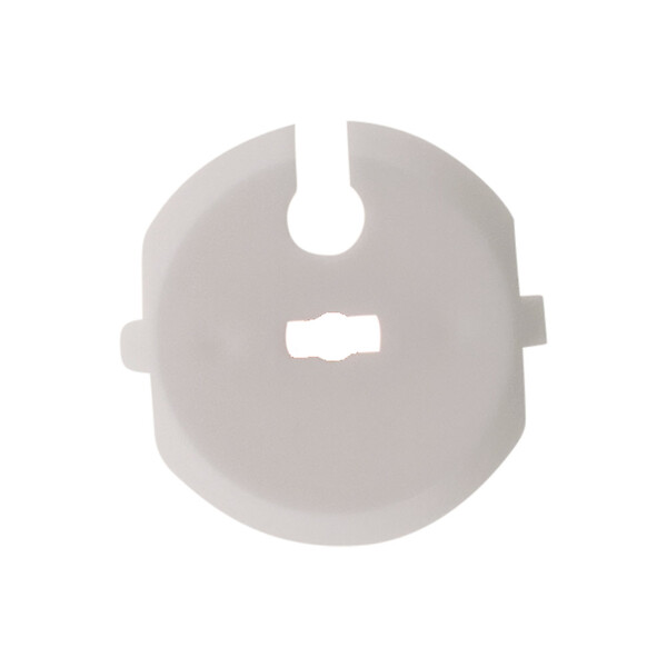 ZENITECH - Lot de 3 caches prises 2 P+T + clef - Blanc - Zenitech - large