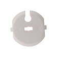 ZENITECH - Lot de 3 caches prises 2 P+T + clef - Blanc - Zenitech - vignette