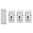OTIO - Lot de 3 prises sans fil + télécommande 16 canaux - Otio - vignette
