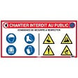 TALIAPLAST - Panneau de chantier 10 en 1 800x400mm - vignette