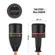 ELECTRALINE - Enrouleur électrique 30m - Jardin/extérieur - Orange et noir - vignette
