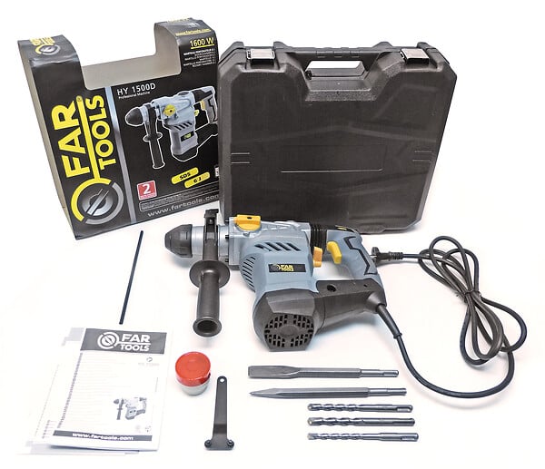 FAR TOOLS - Marteau perforateur SDS+ - 1600W - 6J - large