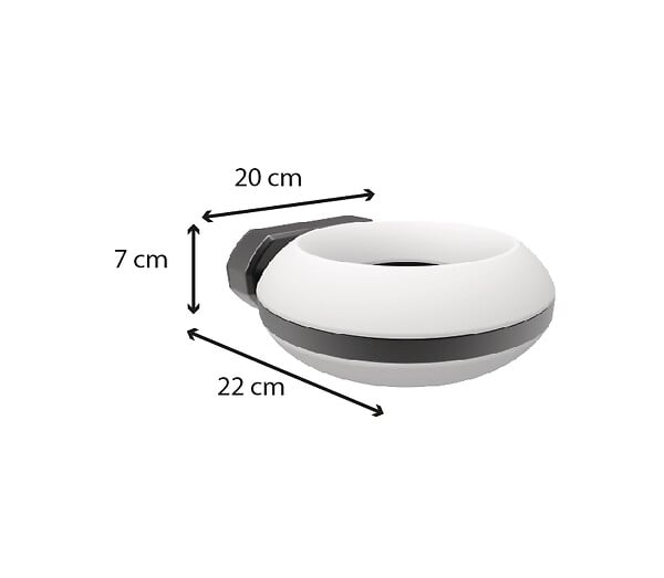 VOLTMAN - Applique extérieur IP65 (1300lm 3000K) - Gris - Voltman - large