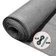 VOUNOT - Brise vue occultant en HDPE 150g/m² 1.8x10m avec attaches de fixation gris - vignette