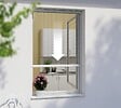 WINDHAGER - Enrouleur moustiquaire aluminium - Blanc - 130x160cm - vignette