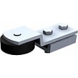 MANTION - Butée pour rails 62 x 55 mm pour ferrures Sportub - Force 300 kg par battant - vignette