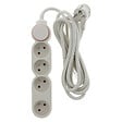 ZENITECH - Bloc Home 4 prises 16A 2P+T câble 3m - Blanc - Zenitech - vignette