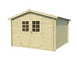 LASITAMAJA - Abri de jardin en bois Aurely 28mm - L.318,3xP.312xH.222cm - vignette