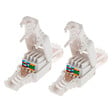 ZENITECH - Lot de 10 fiches RJ45 CAT 6 sans outil - Zenitech - vignette