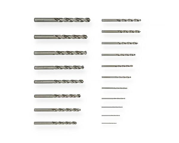 HANGER - Coffret de 19 forets métaux HSS taillés meulés - HANGER - 155190 - large
