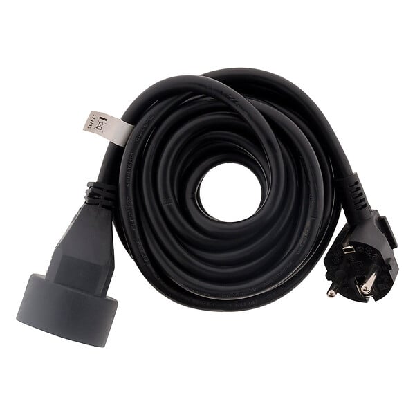 ZENITECH - Prolongateur 16A 2P+T HO5VV-F 3G1,5mm² - noir 3m - Zenitech - large