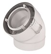 UBBINK - Coude 45° Rolux condensation 80/125 PPTL/PVC - UBBINK - 229500 - vignette