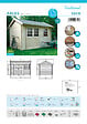 SOLID - Abri de jardin en bois Arles - L.358xH.246xP.238cm - vignette