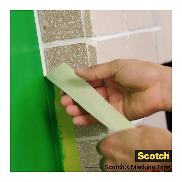 SCOTCH - Ruban de masquage surfaces rugueuses - Vert - 24mm x 41m - large
