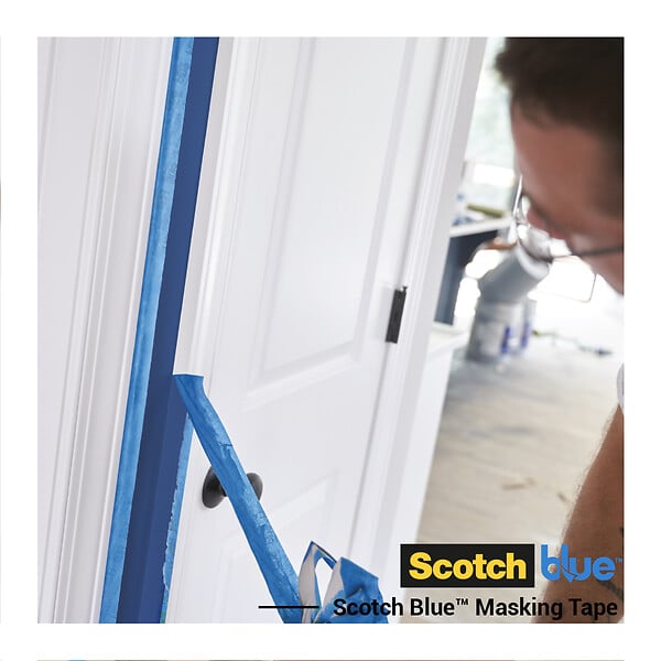 SCOTCHBLUE - Ruban de masquage adhésif moyen - Bleu - 24mmx41m - large