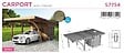 SOLID - Carport avec abri en pin du Nord  - L.406xl.706cm - vignette
