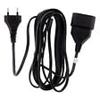 ZENITECH - Rallonge 10m - HO3VVH2F 2x0,75mm² 6A - noir - Zenitech - vignette