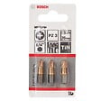 BOSCH - Embouts De Vissage Bosch 2607001595 Max Grip Pozidriv Pz3 3 Pièces - vignette