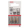 BOSCH - Embouts de vissage BOSCH 2607001544 Max Grip Phillips PH1 3 pièces - vignette