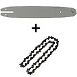 GT GARDEN - Guide 12 pouces (30 cm) avec chaîne 44 maillons pour multifonction 4 en 1 et outil sur perche - vignette