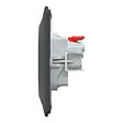 SCHNEIDER ELECTRIC - Prise 2P+T Ovalis Monobloc affleurante polycarbo Anthracite - vignette