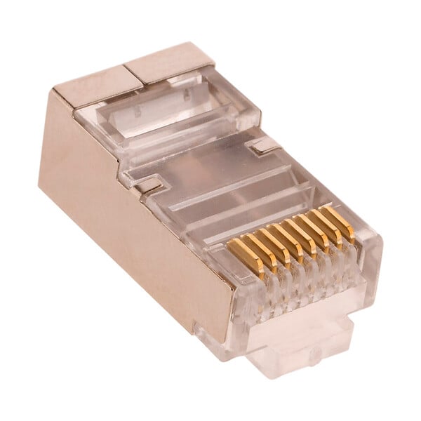 ZENITECH - Lot de 2 fiches RJ45 prêts à monter pour connexion réseau - Zenitech - large