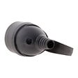 ZENITECH - Fiche mâle anneau -16A 2P+T - Noir - Zenitech - vignette