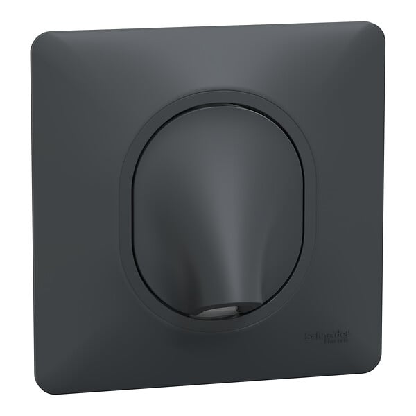 SCHNEIDER ELECTRIC - Sortie de câble monobloc Ovalis - 16A - Anthracite - Diam.6-12mm - large
