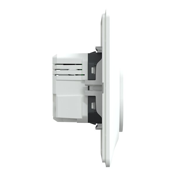 SCHNEIDER ELECTRIC - Double chargeur USB A+C - Monobloc - Blanc mat - 12W - large