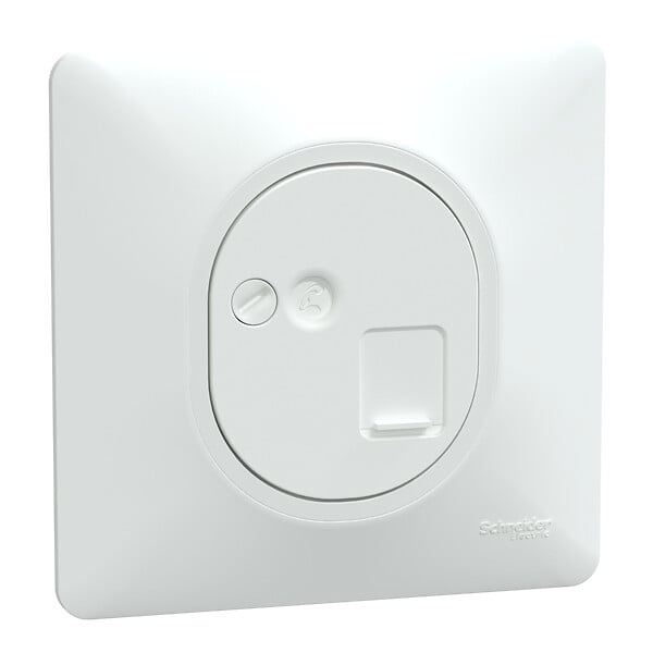 SCHNEIDER ELECTRIC - Prise RJ45 cat.6 STP Ovalis - Blanc - large
