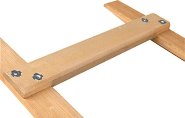 OUTIFRANCE - Echelle de couvreur renforcée en bois pro 3 m - large