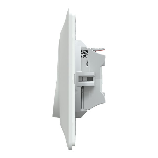 SCHNEIDER ELECTRIC - Bouton poussoir monobloc - Ovalis - Blanc - 10A - large