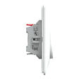 SCHNEIDER ELECTRIC - Interrupteur va-et-vient plastique recyclé Ovalis Blanc 10AX - vignette