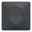 SCHNEIDER ELECTRIC - Ovalis Monobloc Interrupteur va et vient 10AX lumineux Anthracite - vignette