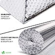 VOUNOT - Isolant thermique a bulle double couche aluminium radiateur reflecteur 1.22x10m - vignette