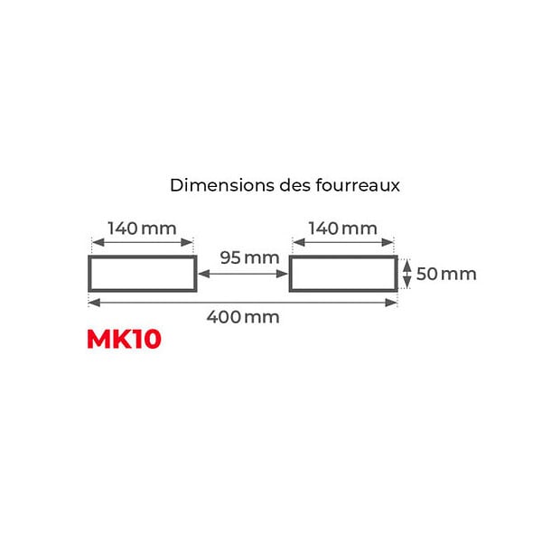 STOCKMAN - Potence MK10 pour chariot élévateur 1000kg Stockman - large