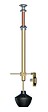 WATTS INDUSTRIES - Mécanisme de chasse WC à boule avec trop plein type Idéal Standard - WATTS - 189800 - vignette