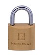 HERACLES - Cadenas standard laiton UNO 20mm s'entrouvrant anse en U - HERACLES - I-CAD20MV - vignette