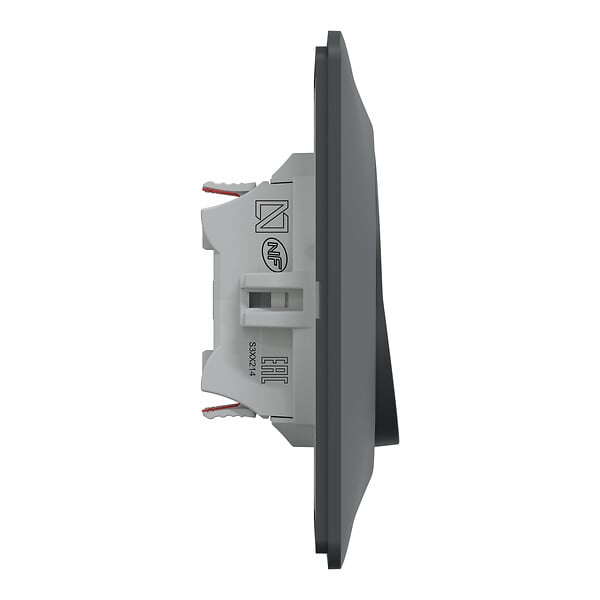 SCHNEIDER ELECTRIC - Interrupteur double va-et-vient - Ovalis - Blanc - 10AX - large