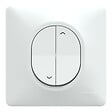 SCHNEIDER ELECTRIC - Interrupteur volet roulant - Blanc - 2 boutons 6AX - vignette
