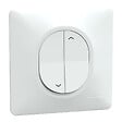 SCHNEIDER ELECTRIC - Interrupteur volet roulant - Blanc - 2 boutons 6AX - vignette