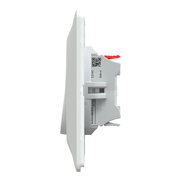 SCHNEIDER ELECTRIC - Interrupteur volet roulant - Blanc - 2 boutons 6AX - large