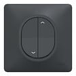 SCHNEIDER ELECTRIC - Interrupteur volet roulant - Ovalis - Anthracite - 6AX - vignette