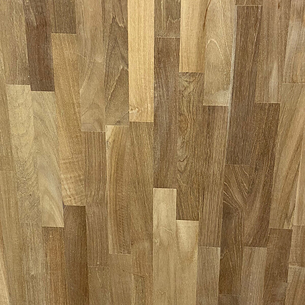 FORESTEA - Plateau teck massif lamellé collé abouté 1200 x 800 x 25 mm - FSC 100% - large