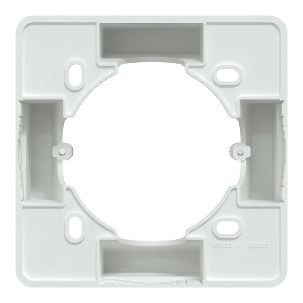 SCHNEIDER ELECTRIC - Boîte support saillie - Ovalis - Blanc - 36 mm - large