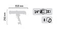 GENERAL PNEUMATIC - Pistolet à  cartouche et poche pneumatique 310-400ml - GENERAL PNEUMATIC - GP6119 - vignette