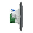 SCHNEIDER ELECTRIC - Prise 2P+T affleurante + USB-C Ovalis - Anthracite - 10,5 W - vignette